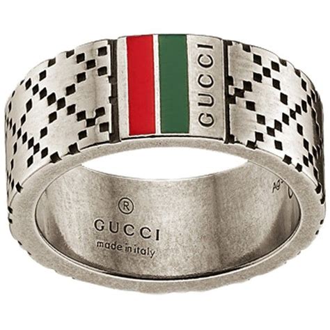 gucci ring mens green and red|gucci ghost ring men.